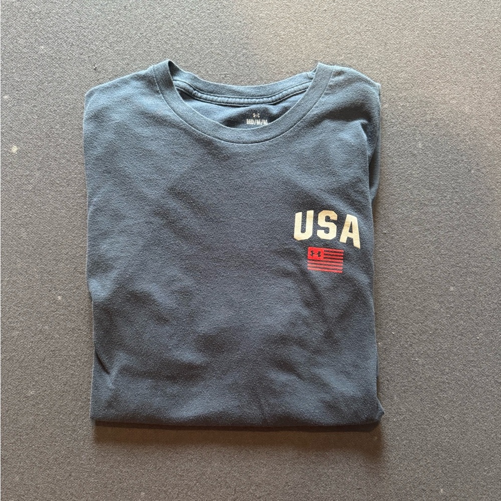 Under Armour Men's Dark Blue USA Tee